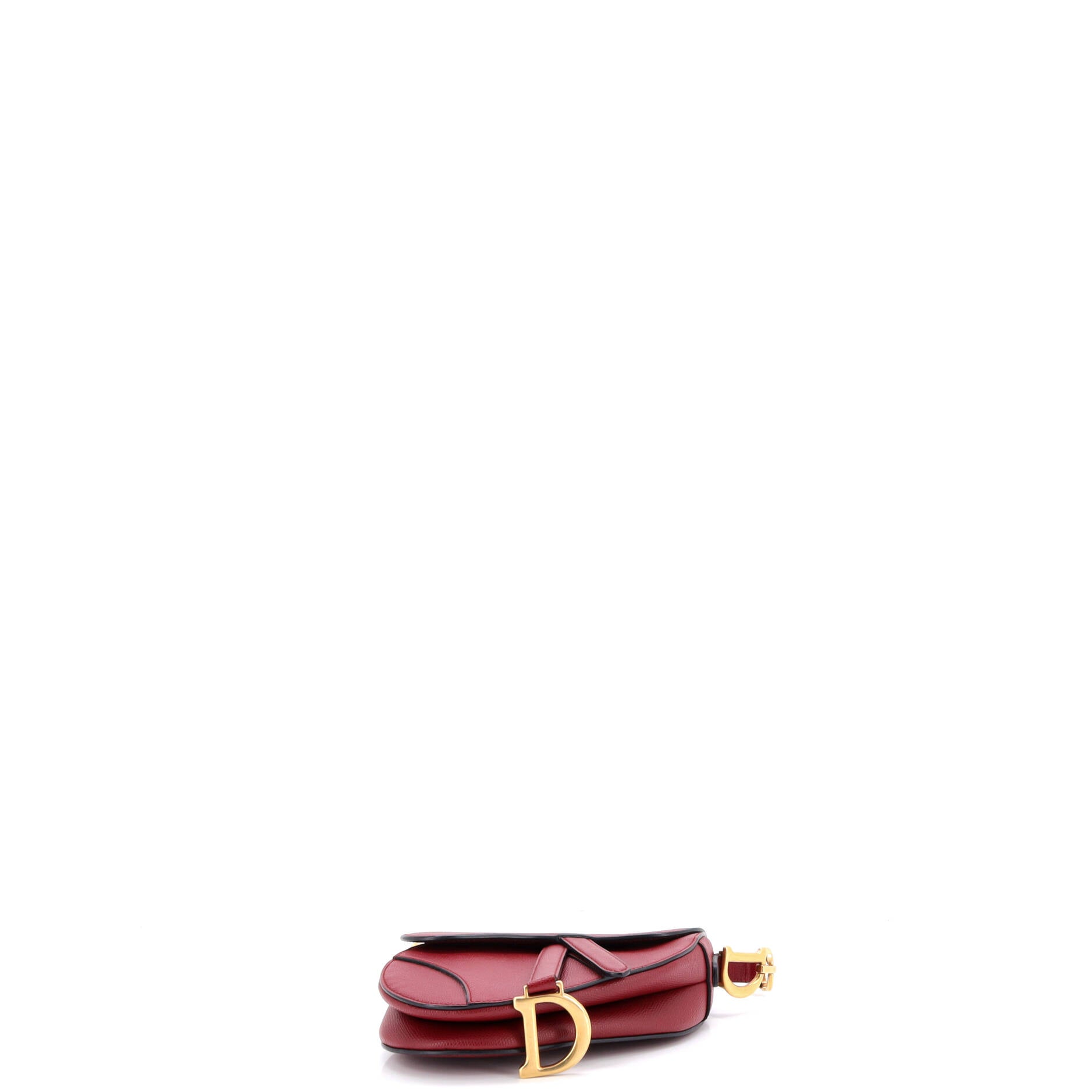 Saddle Handbag Leather Mini