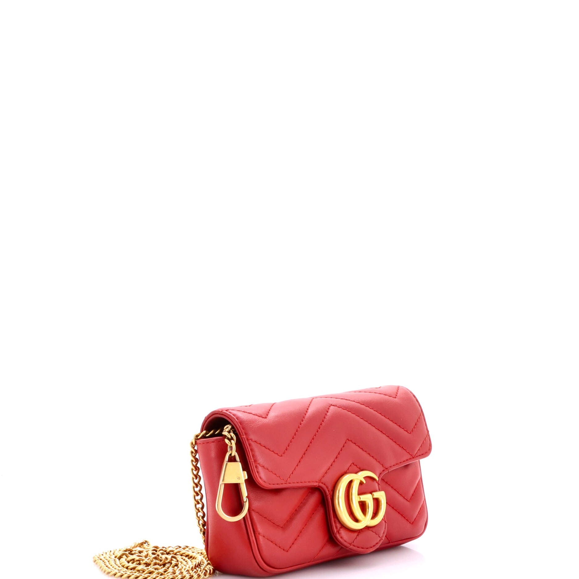 GG Marmont Flap Bag Matelasse Leather Super Mini