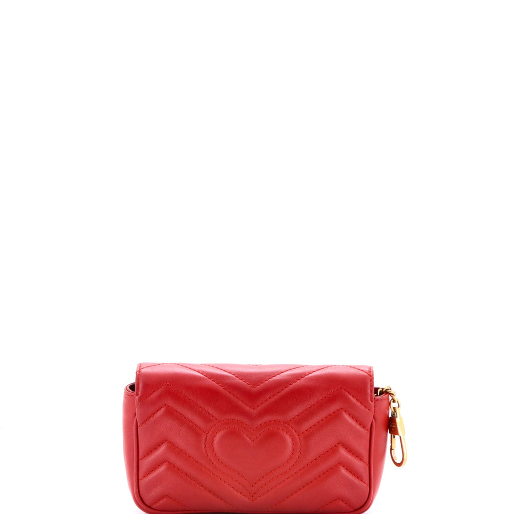 GG Marmont Flap Bag Matelasse Leather Super Mini