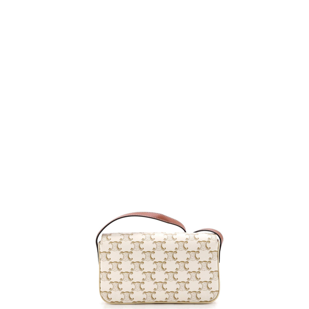 Triomphe East-West Shoulder Bag Triomphe Coated Canvas