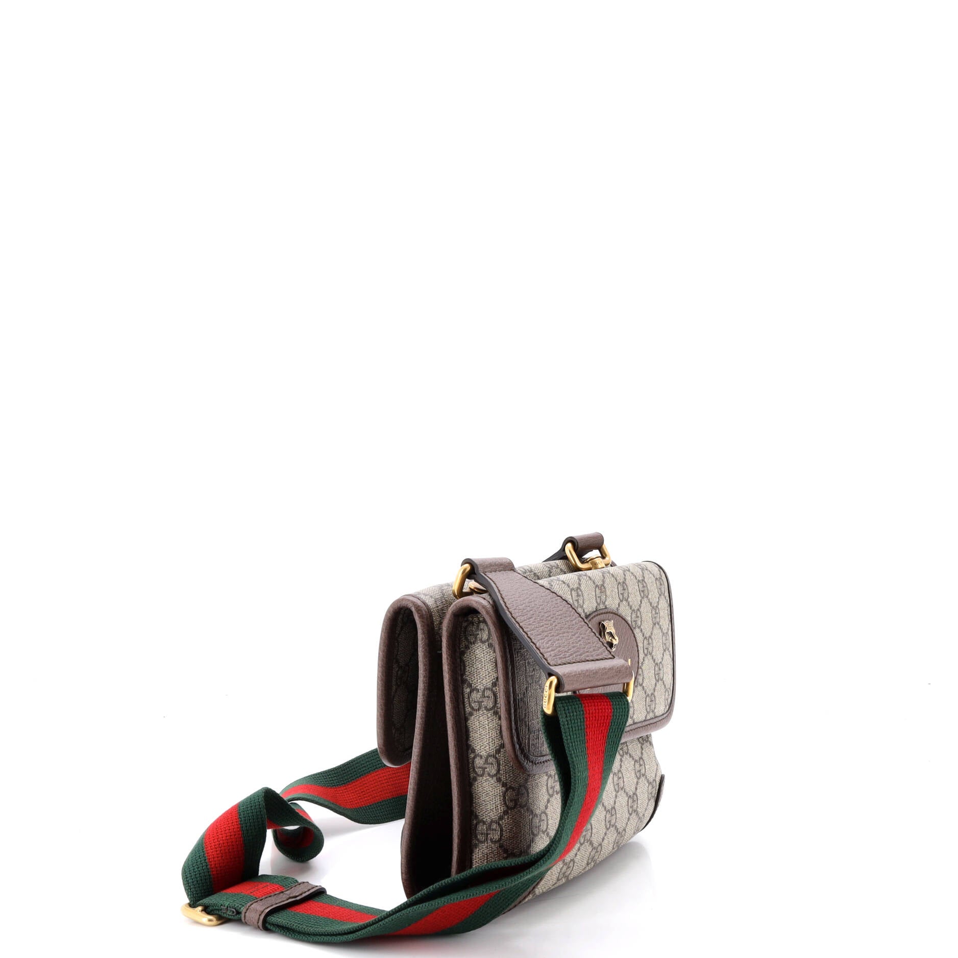Neo Vintage Flap Messenger GG Coated Canvas Small