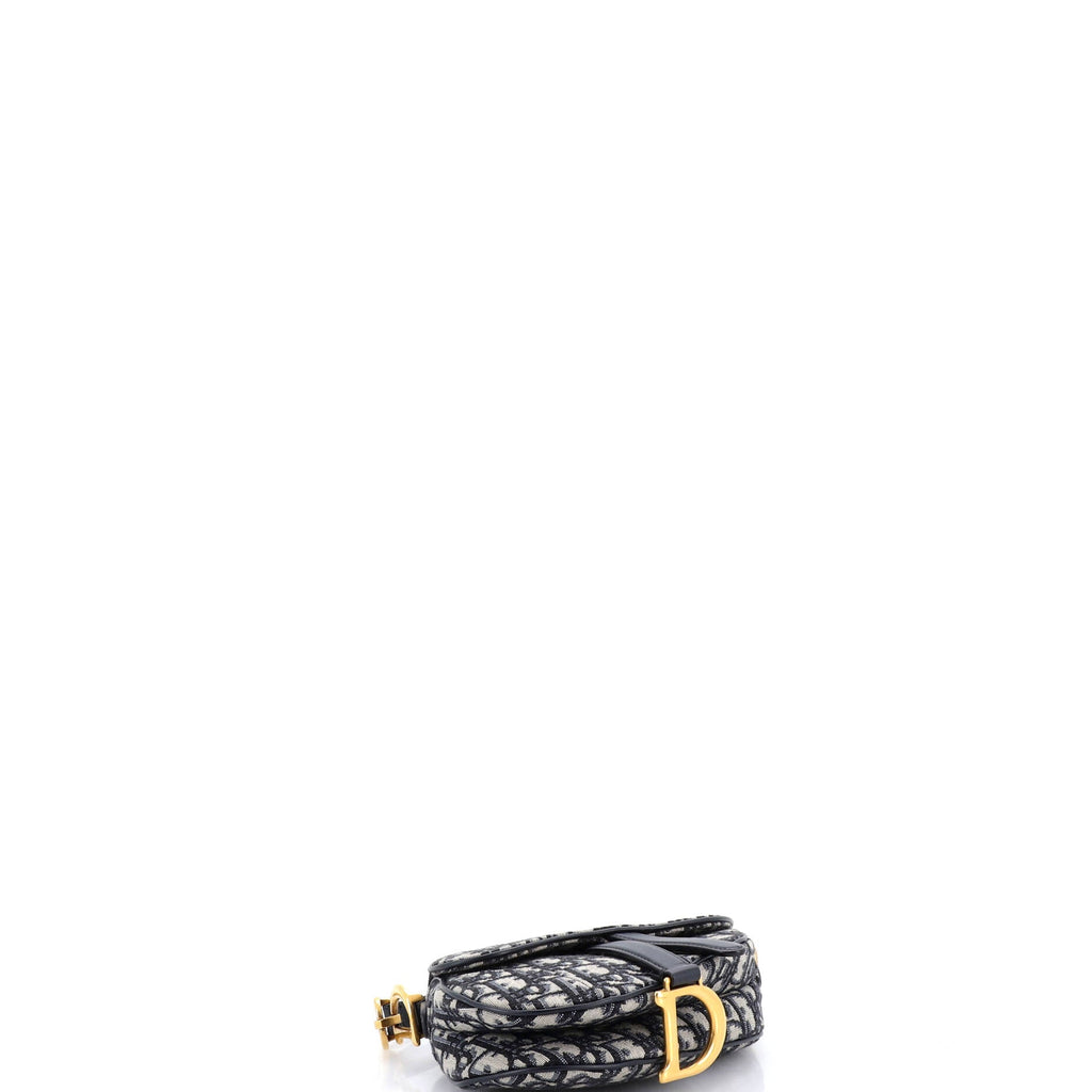 Saddle Handbag Oblique Canvas Mini