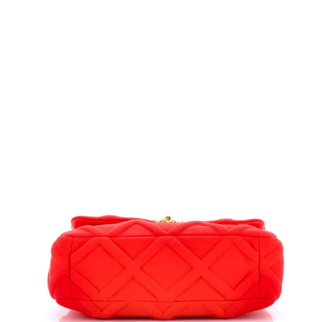 19 Flap Bag Quilted Jersey Large