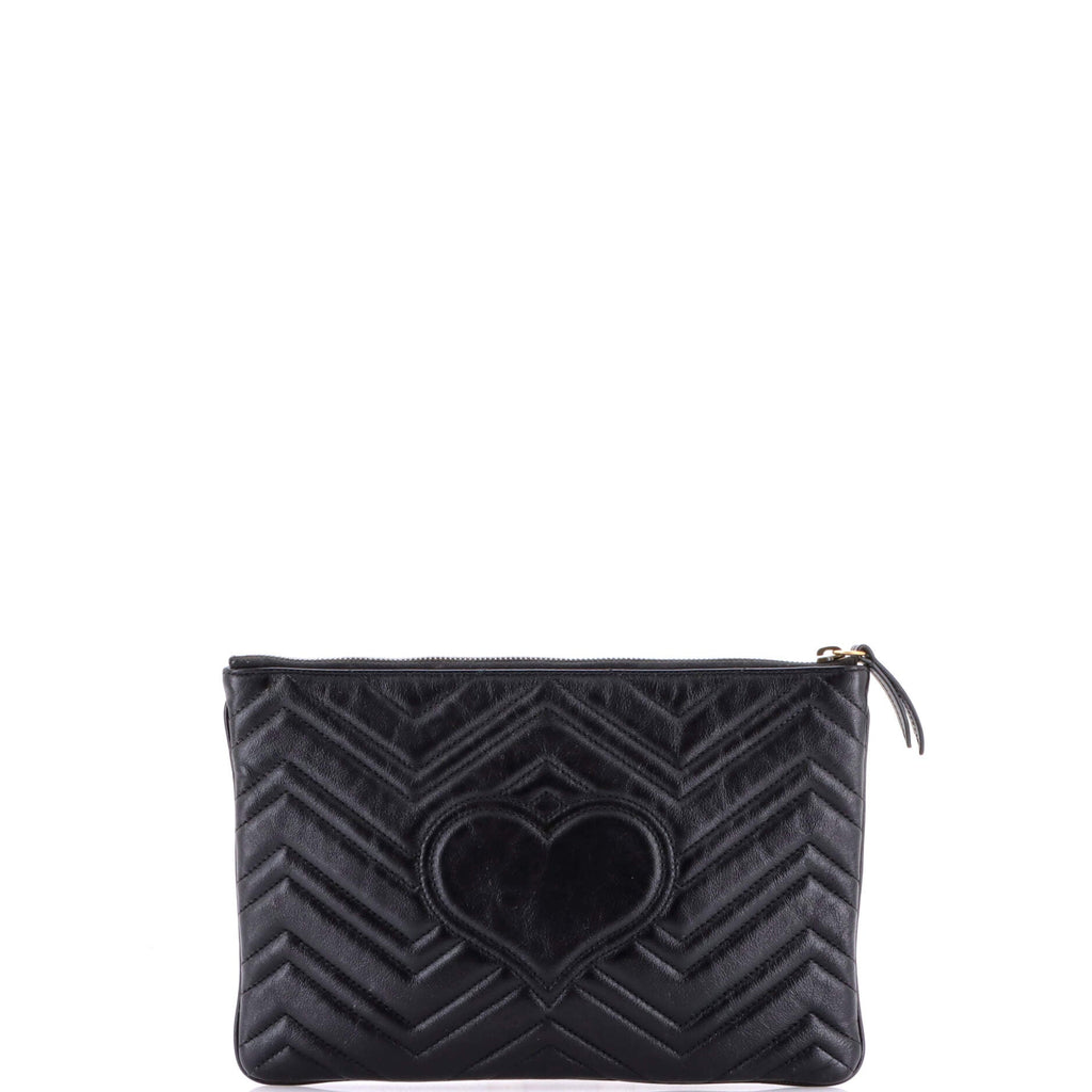GG Marmont Clutch Matelasse Leather