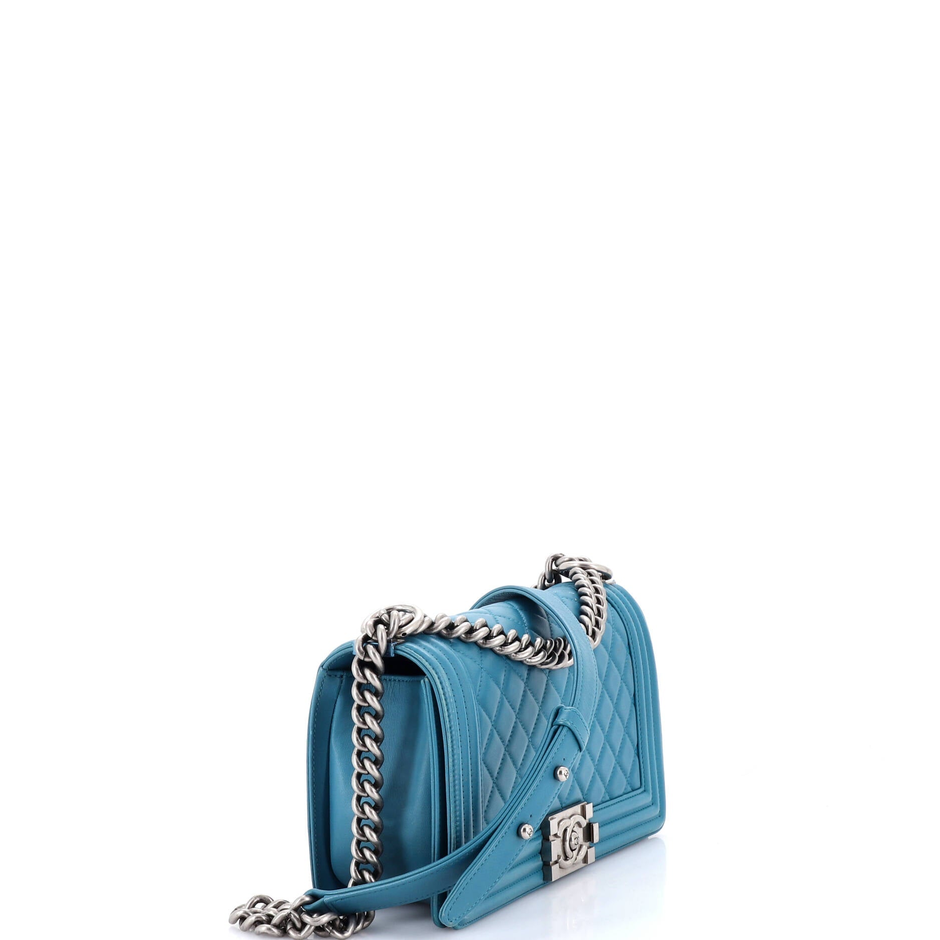 Boy Flap Bag Quilted Lambskin Old Medium