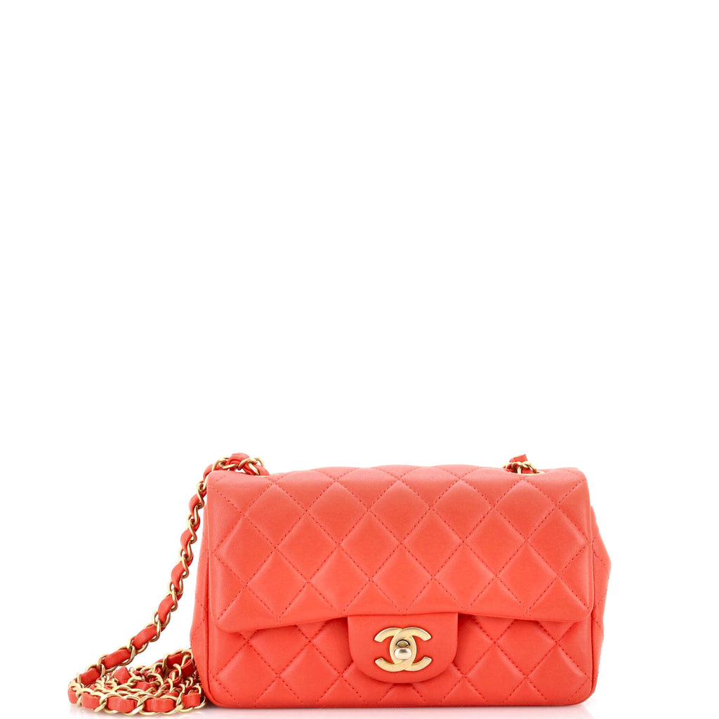 Classic Single Flap Bag Quilted Lambskin Mini