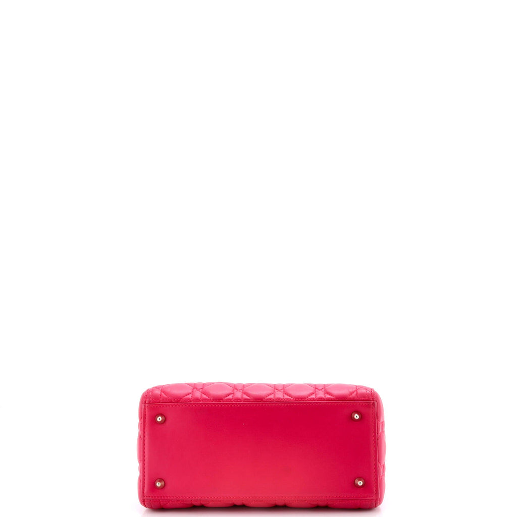 Lady Dior Bag Cannage Quilt Lambskin Medium