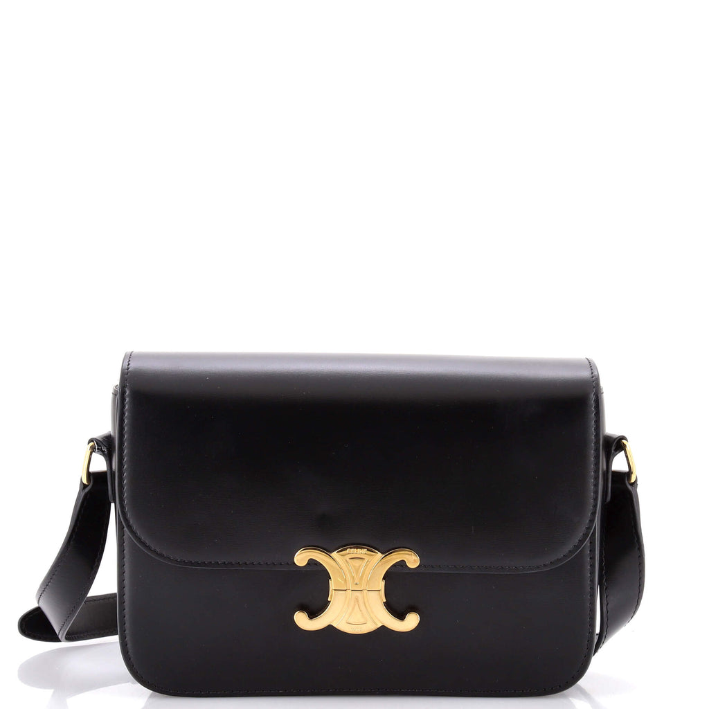Triomphe Shoulder Bag Smooth Calfskin Medium