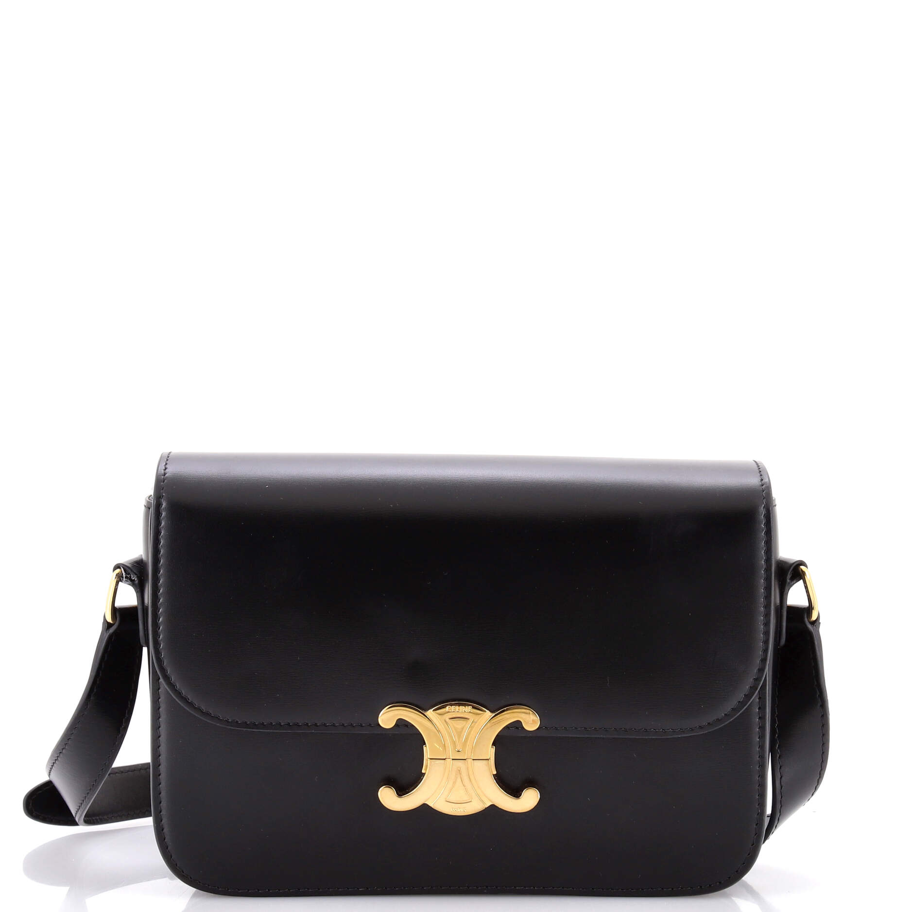 Triomphe Shoulder Bag Smooth Calfskin Medium