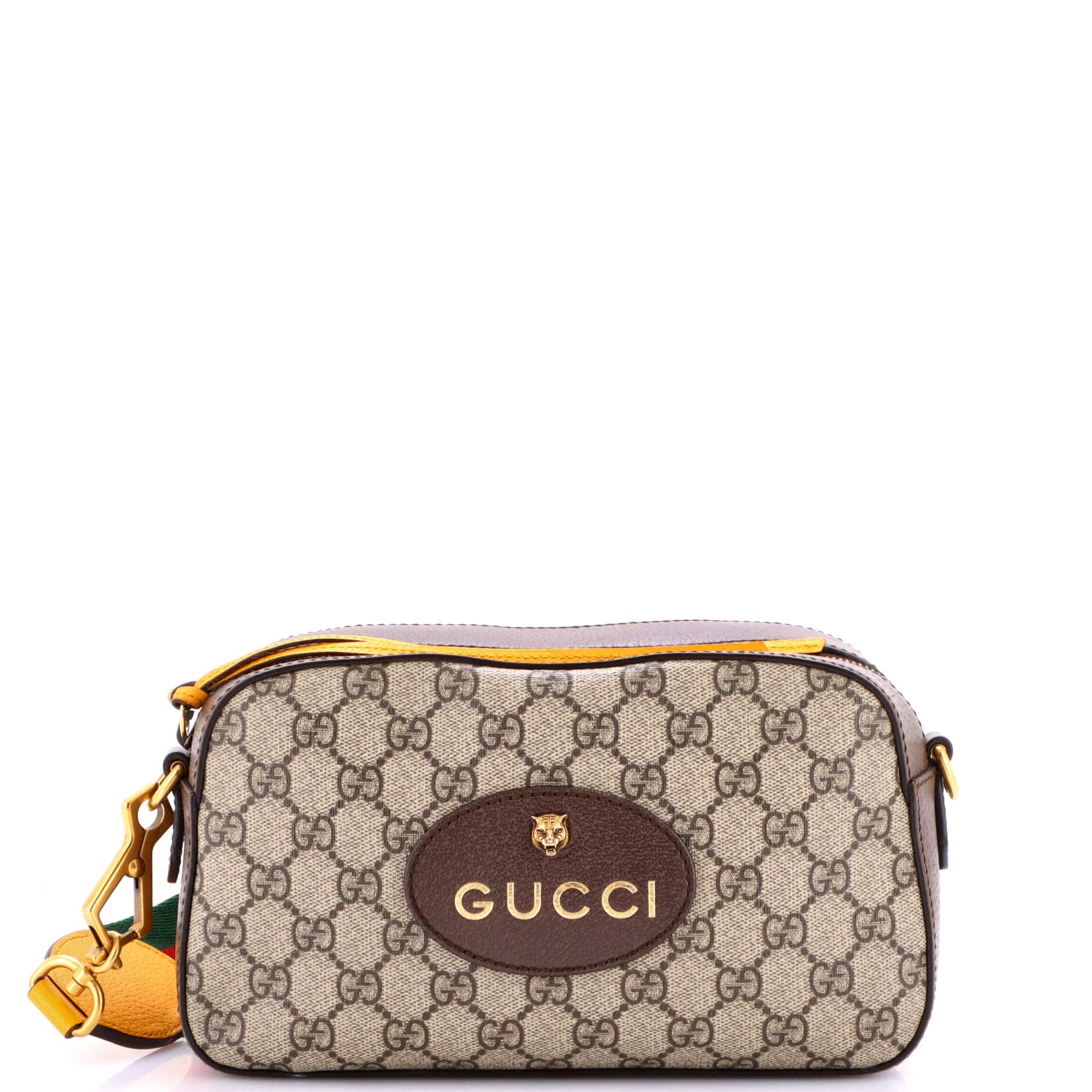 Neo Vintage Camera Messenger Bag GG Coated Canvas