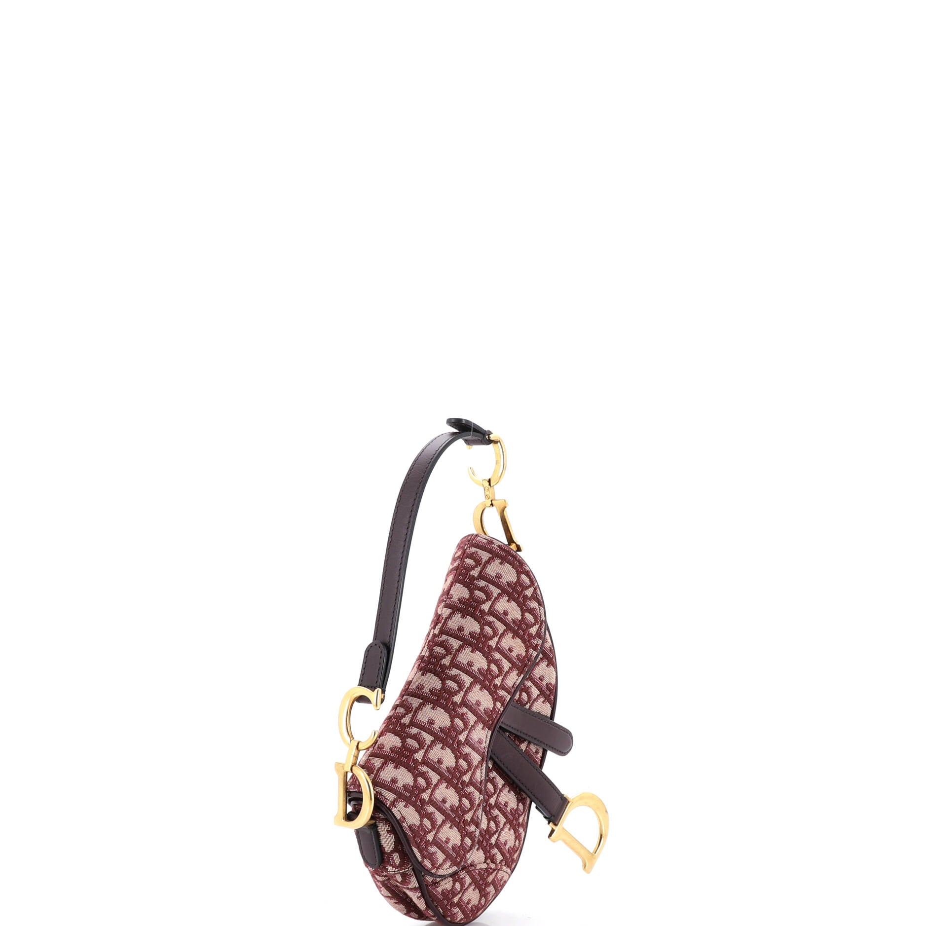 Saddle Handbag Oblique Canvas Mini