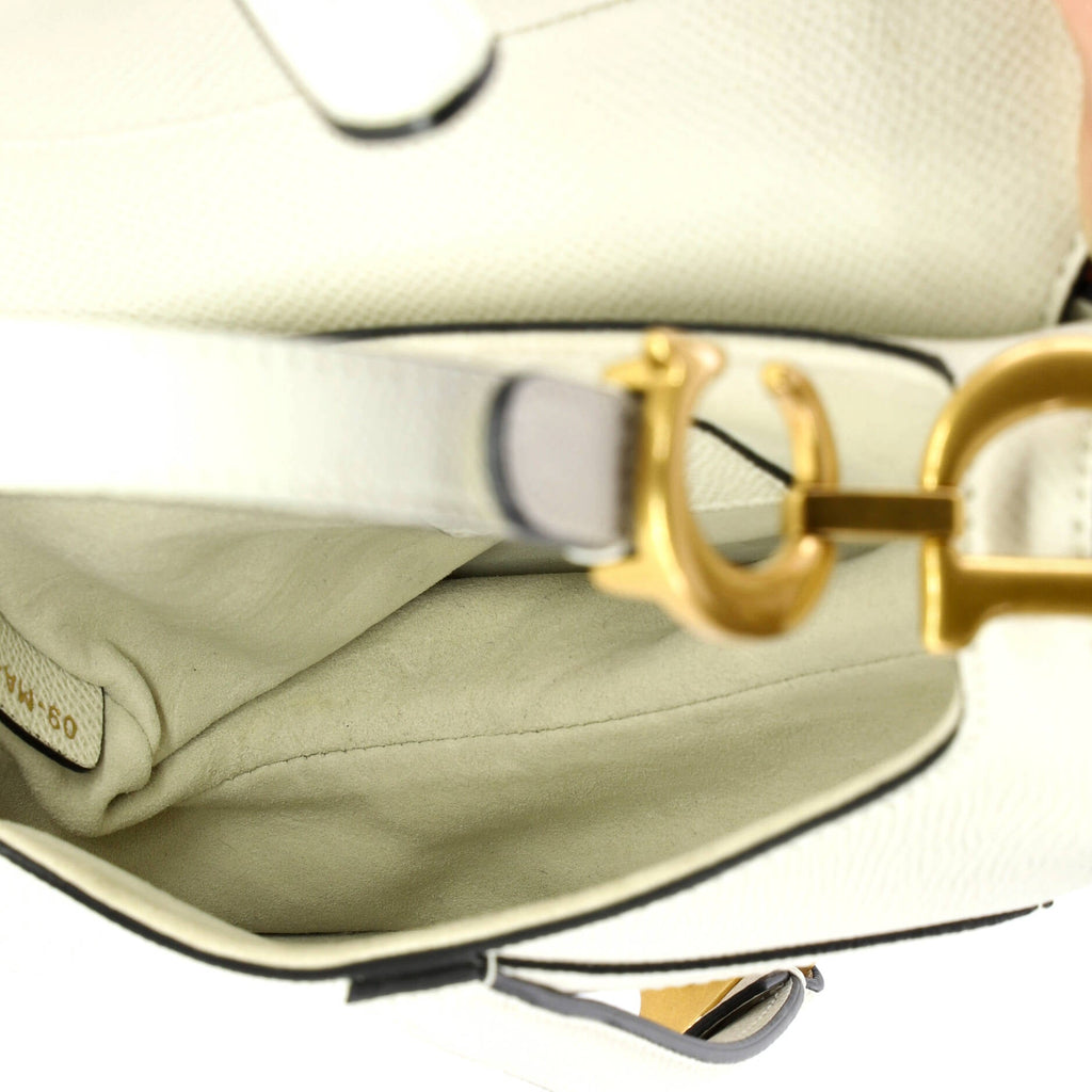 Saddle Handbag Leather Mini