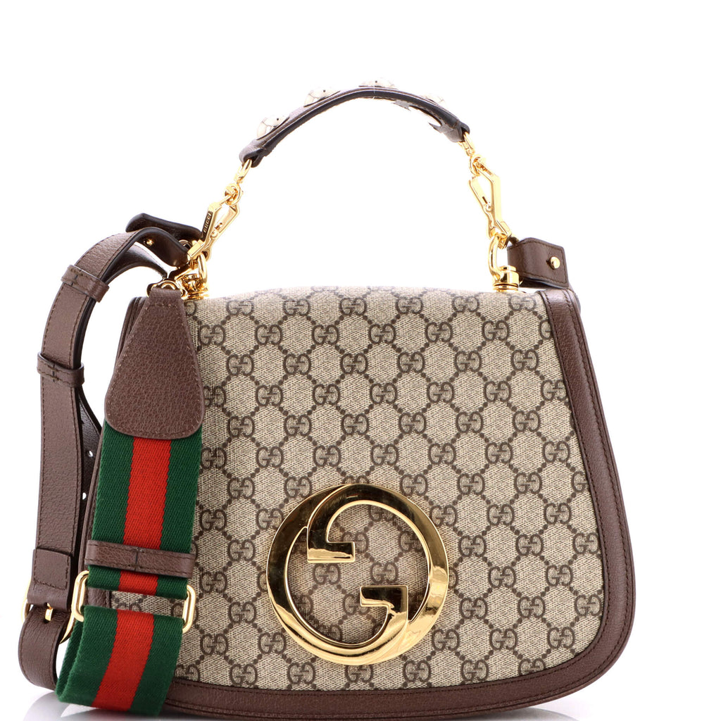Blondie NM Top Handle Bag GG Coated Canvas Medium