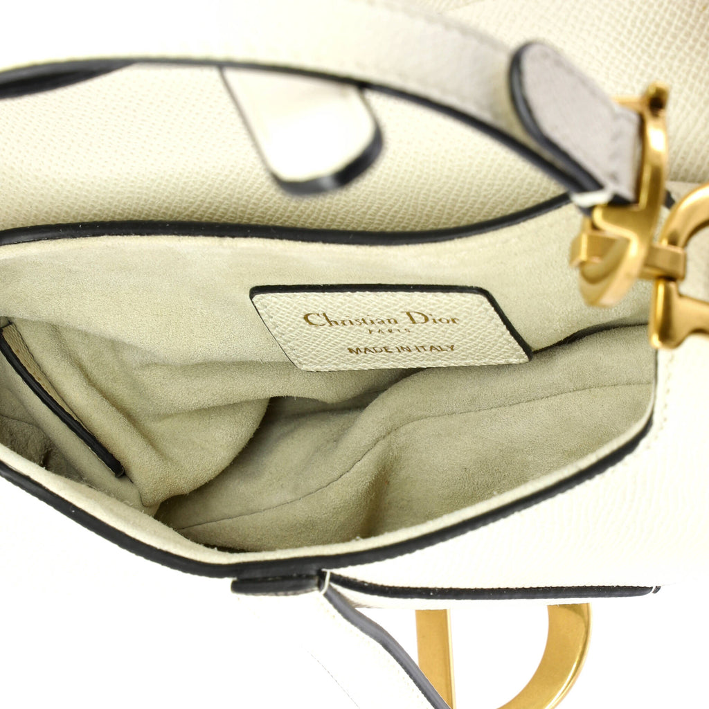 Saddle Handbag Leather Mini