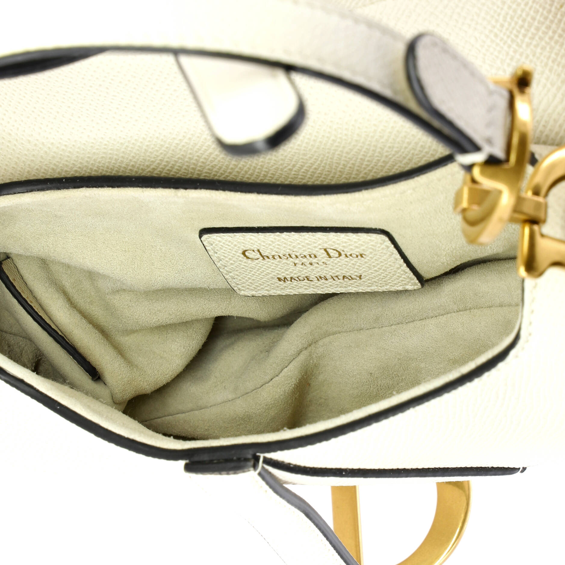 Saddle Handbag Leather Mini