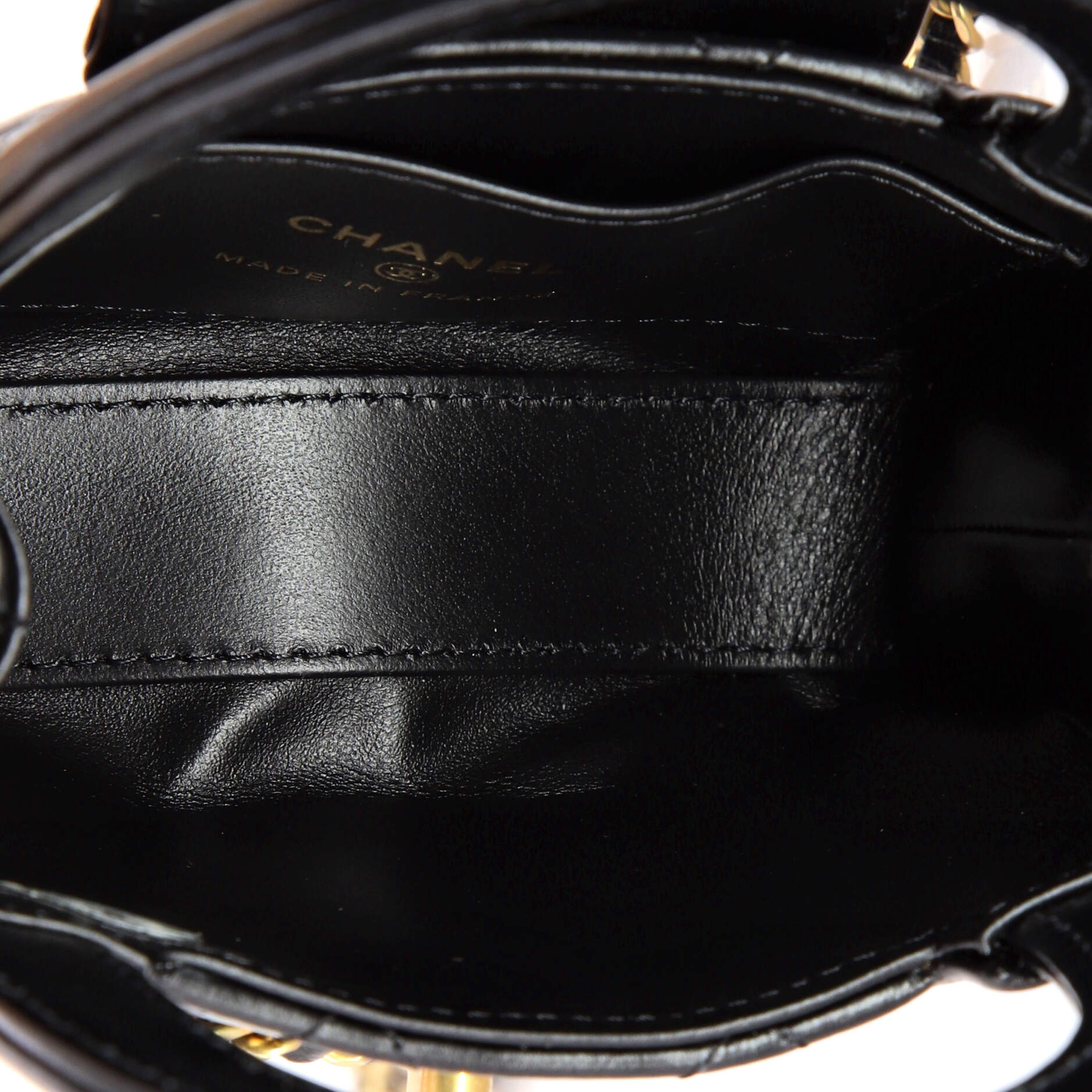 Kelly Top Handle Shopping Bag Quilted Shiny Aged Calfskin Nano