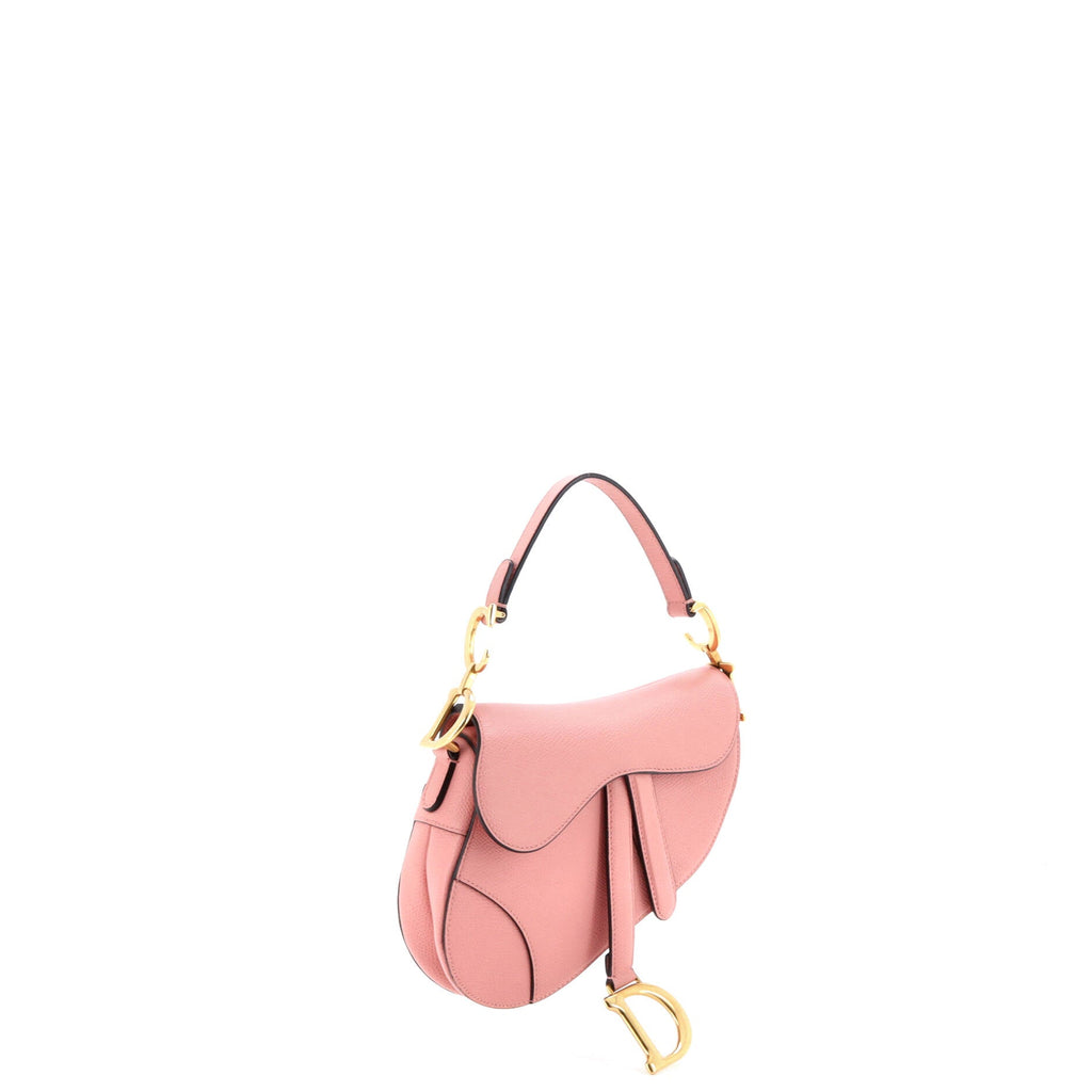 Saddle Handbag Leather Mini
