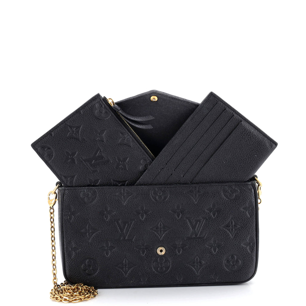 Felicie Pochette Monogram Empreinte Leather