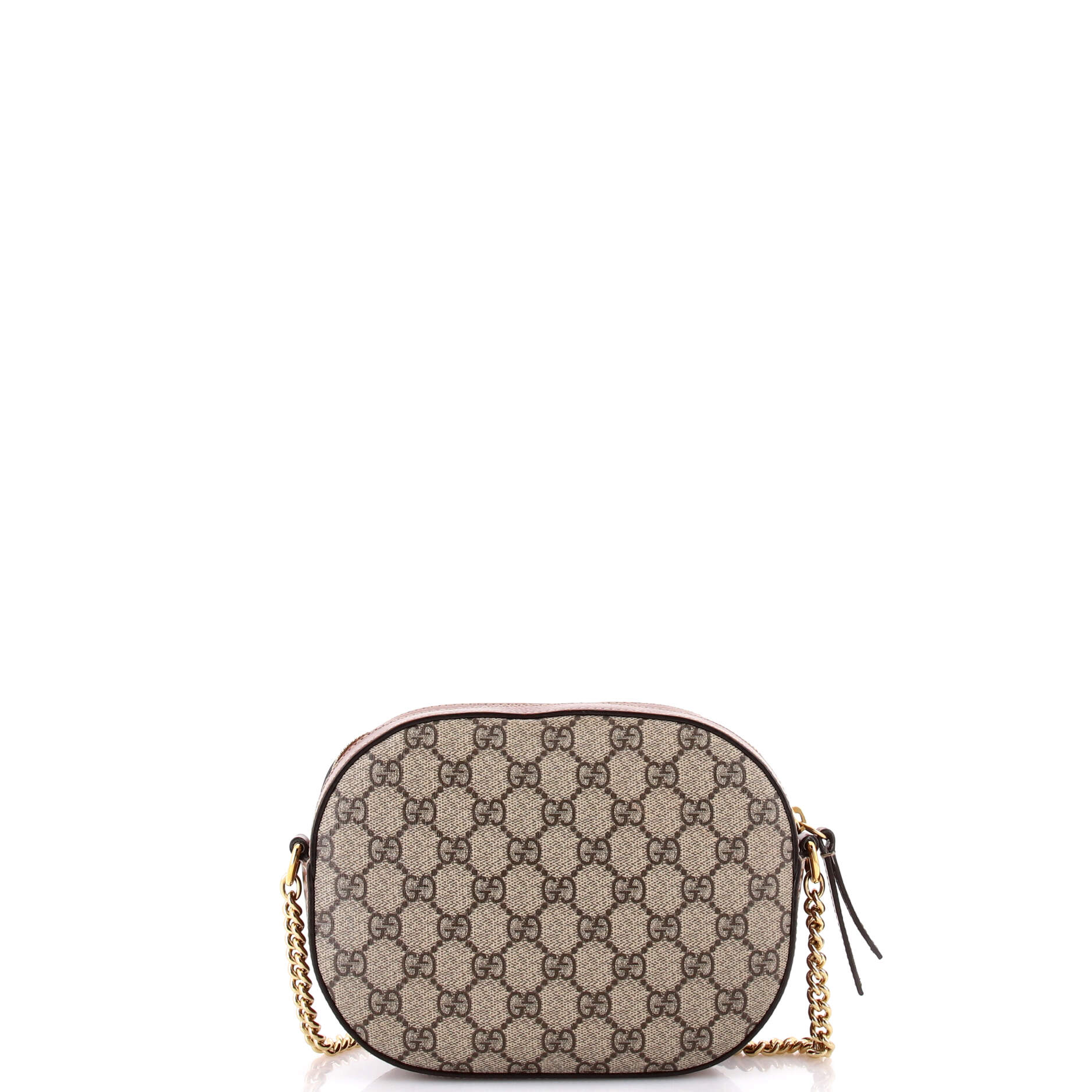 Chain Crossbody Bag GG Coated Canvas and Leather Mini