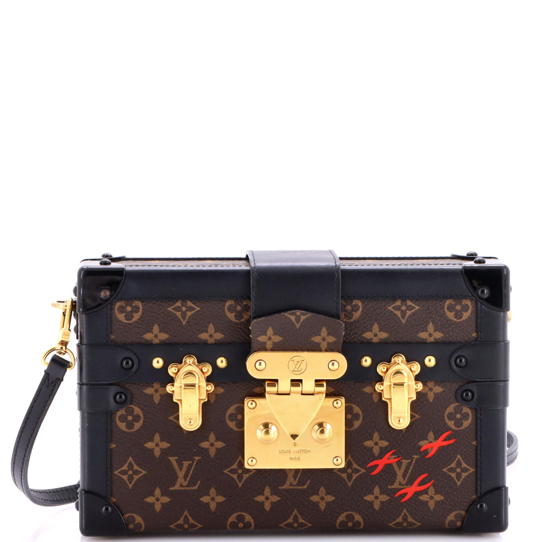 Petite Malle Handbag Monogram Canvas