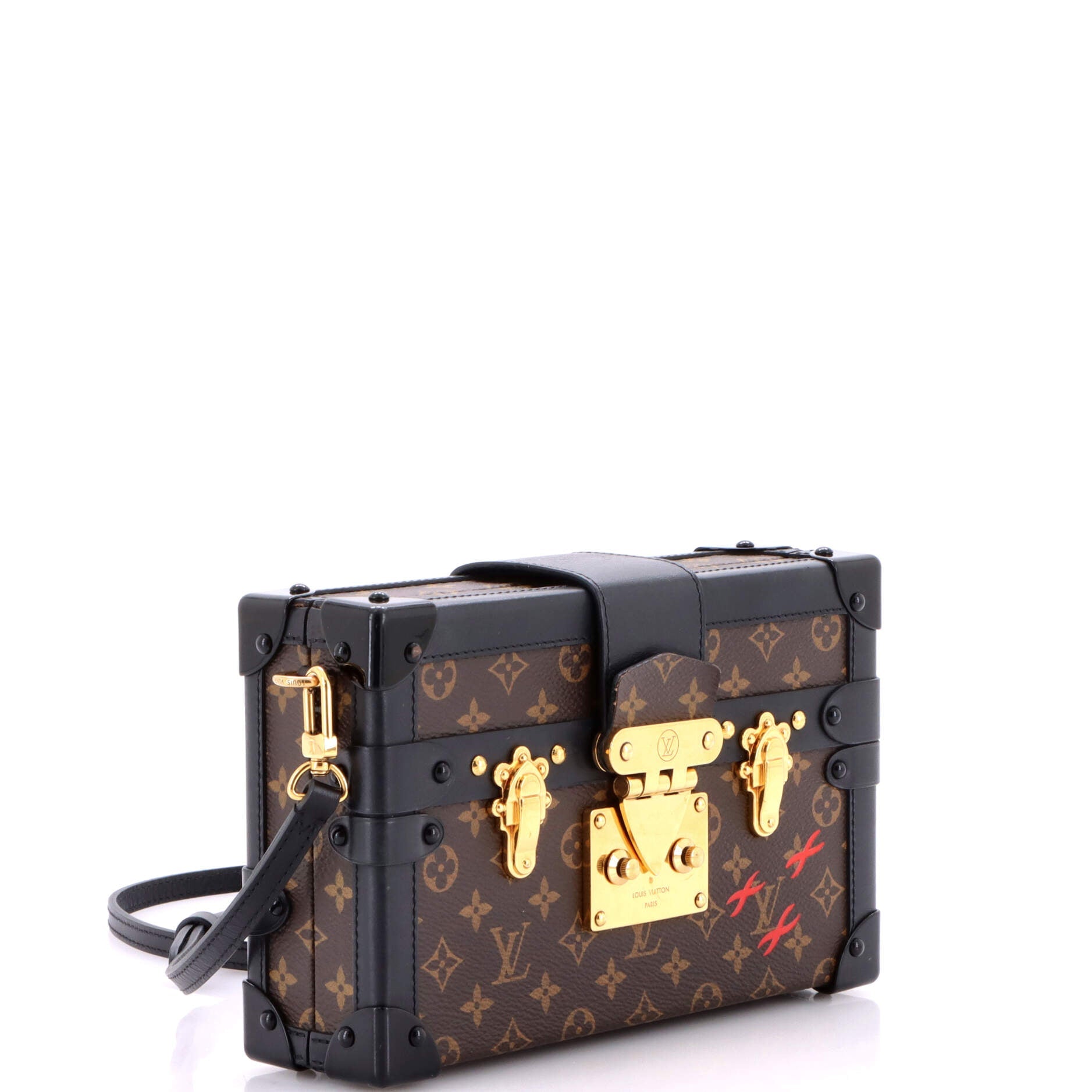 Petite Malle Handbag Monogram Canvas