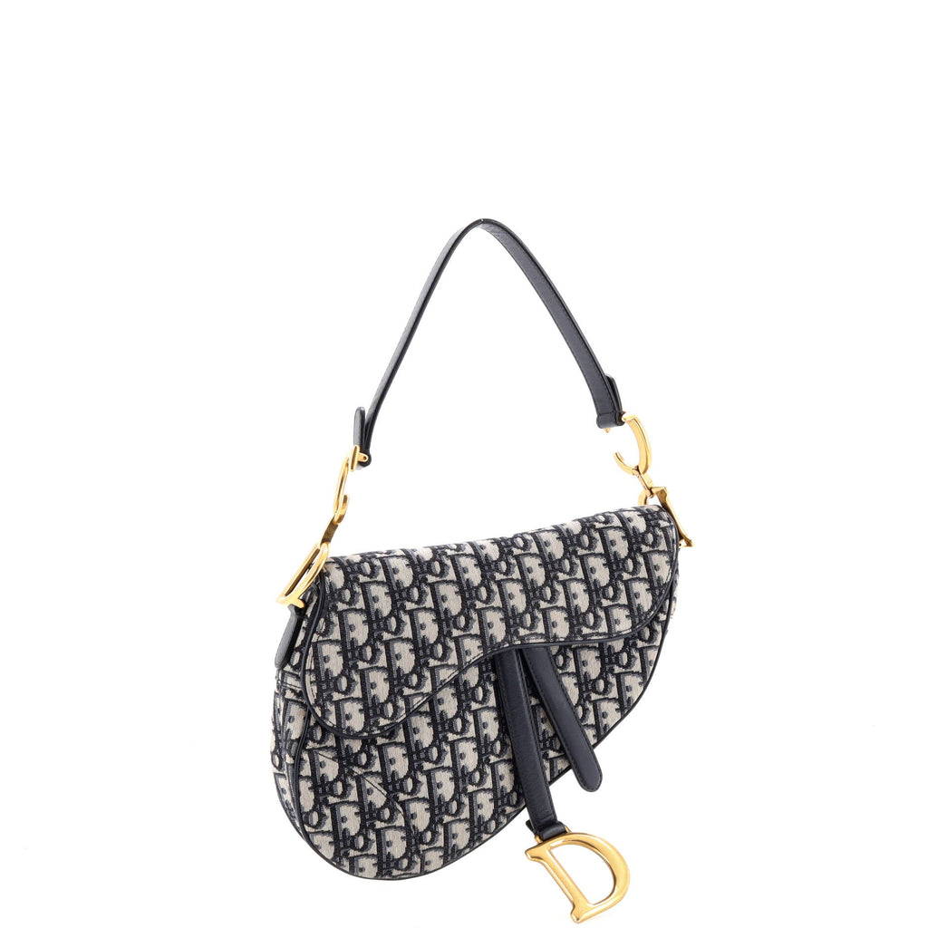 Saddle Handbag Oblique Canvas Medium