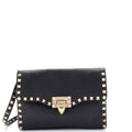 Rockstud Flip Lock Flap Bag Leather Medium