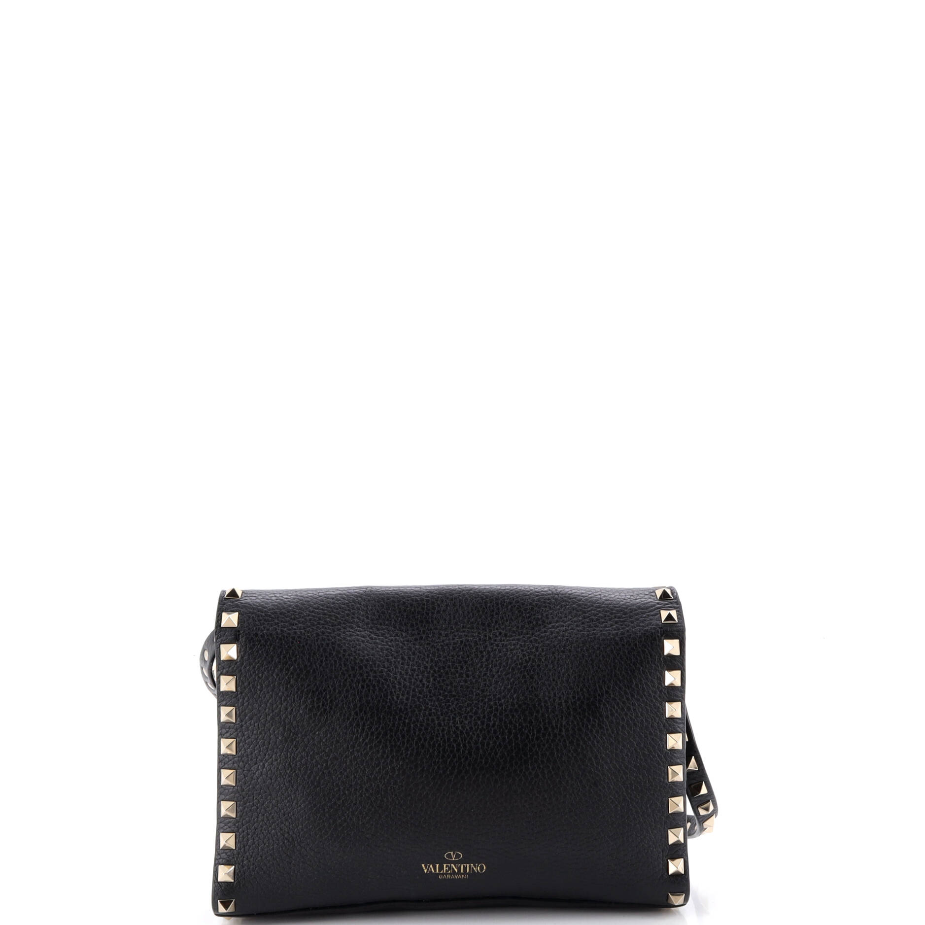 Rockstud Flip Lock Flap Bag Leather Medium