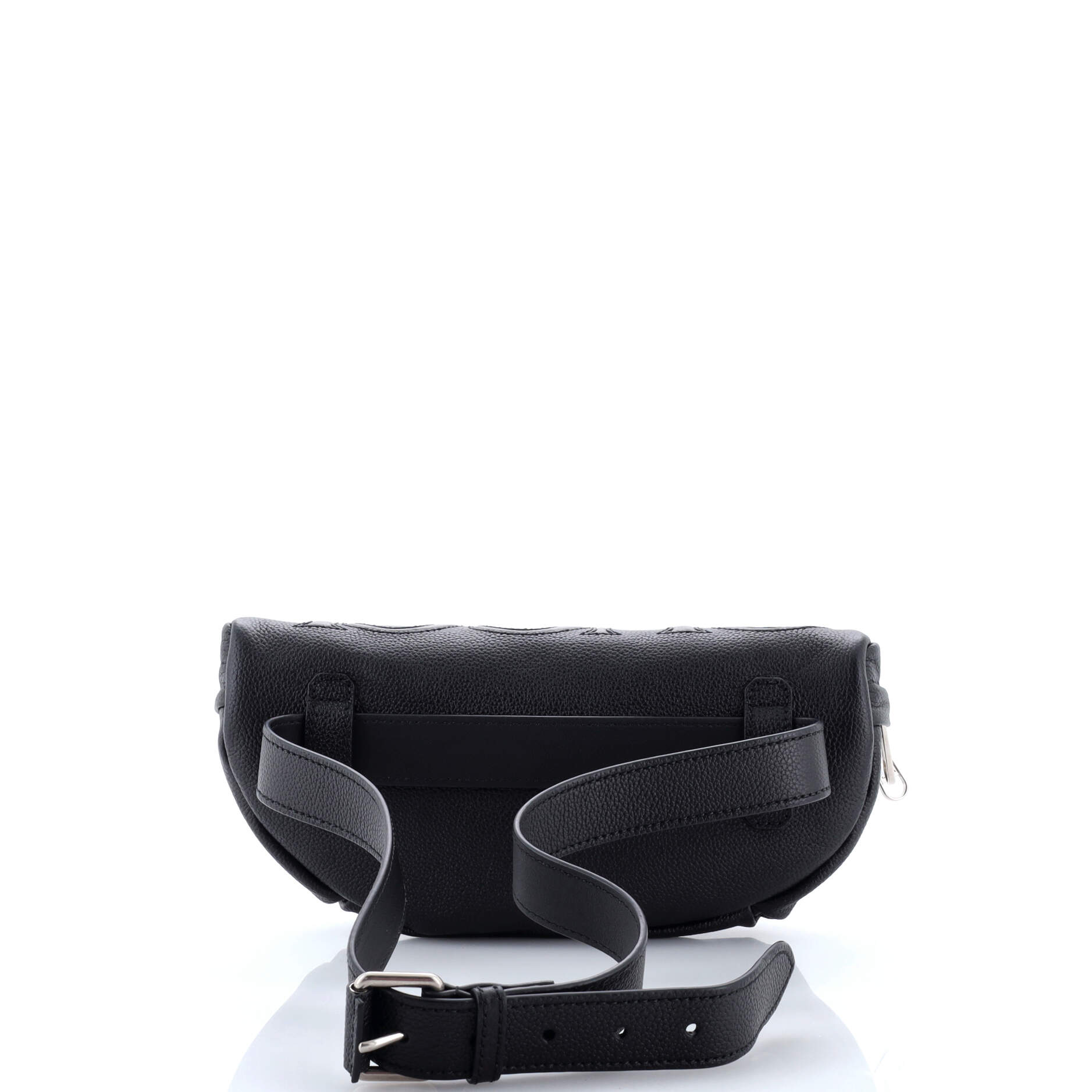 Logo Belt Bag Leather with GG Coated Canvas