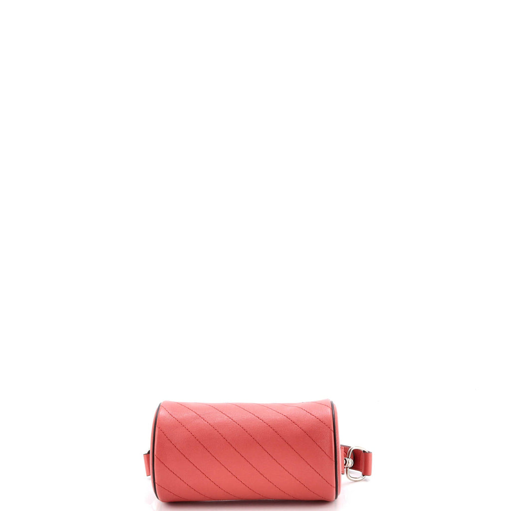 Blondie Shoulder Bag Diagonal Quilted Leather Mini