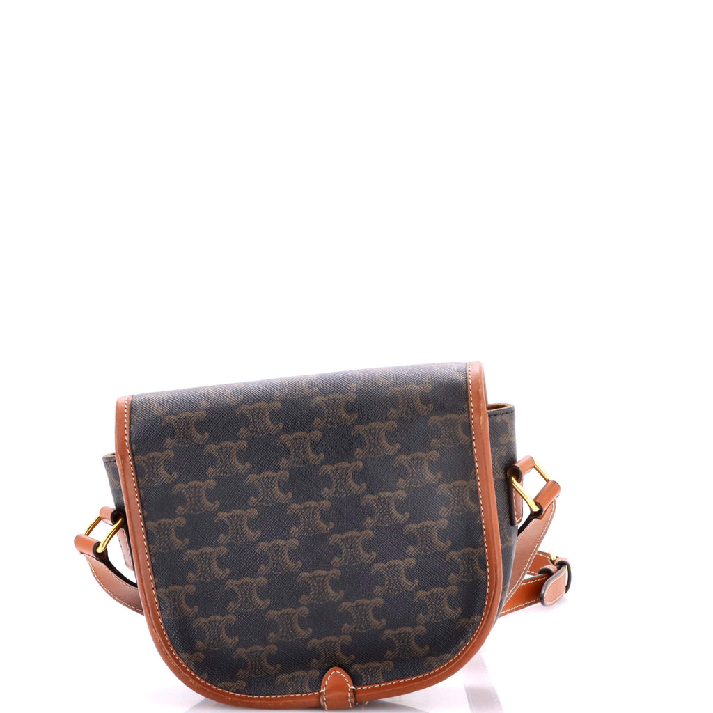 Folco Bag Triomphe Coated Canvas Medium