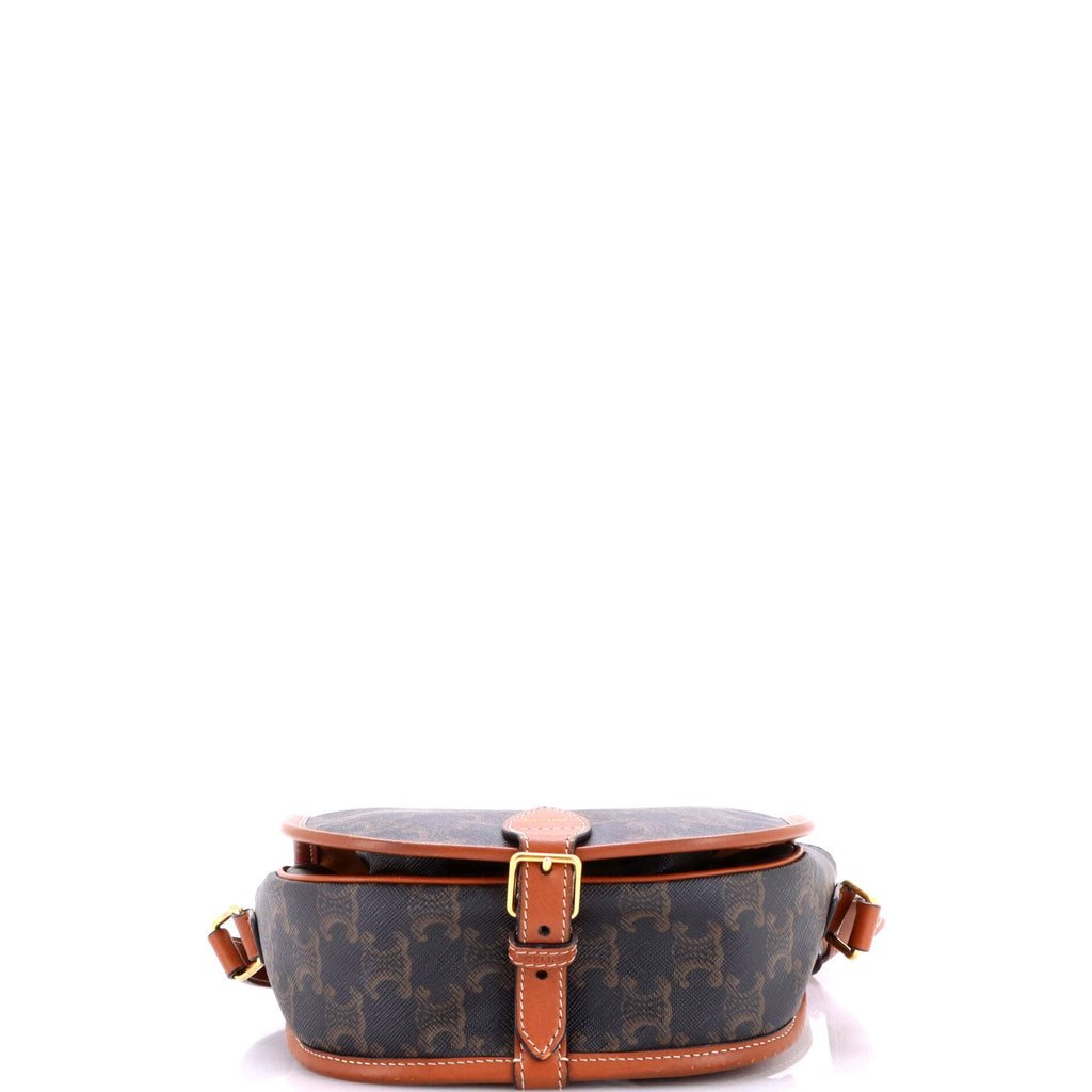 Folco Bag Triomphe Coated Canvas Medium