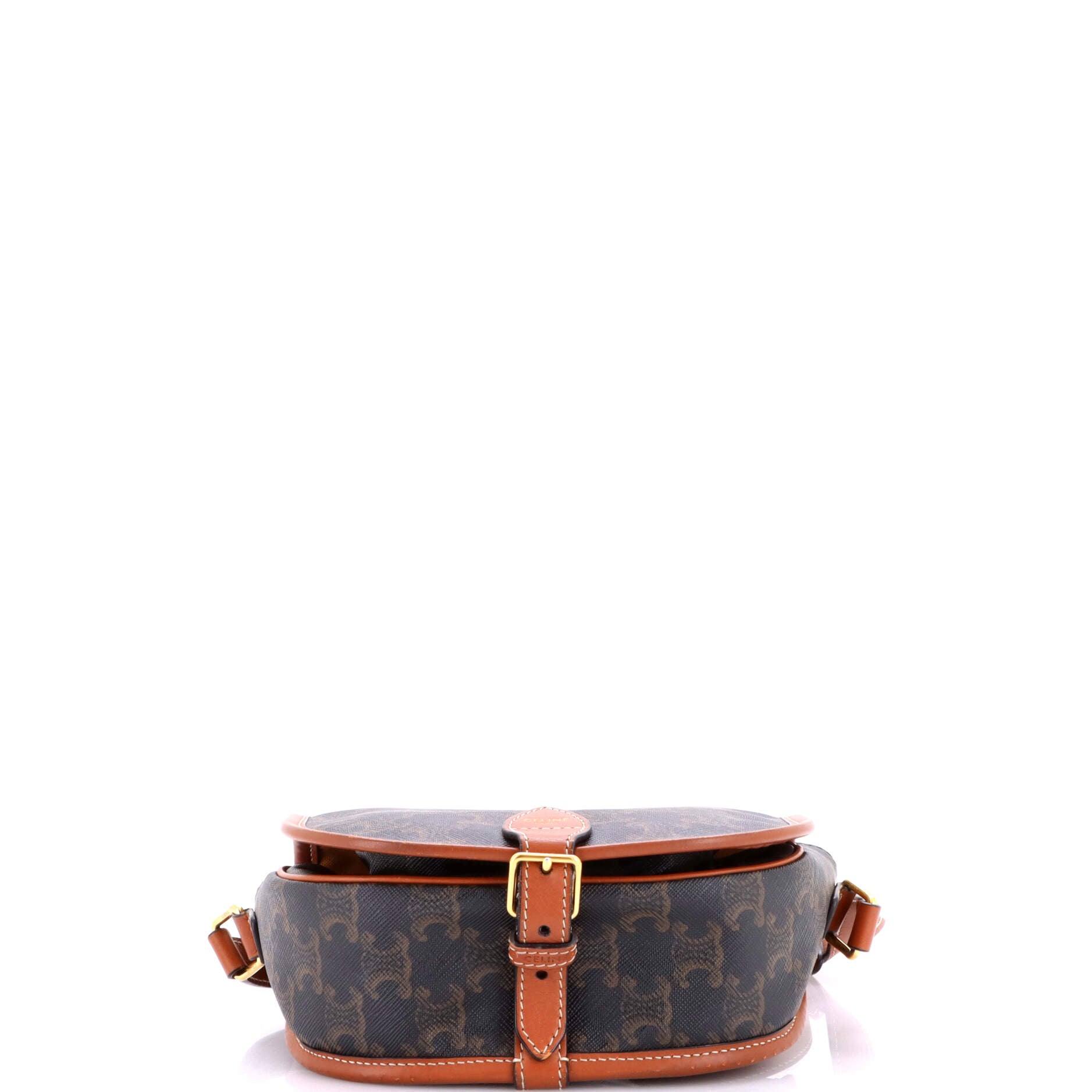 Folco Bag Triomphe Coated Canvas Medium