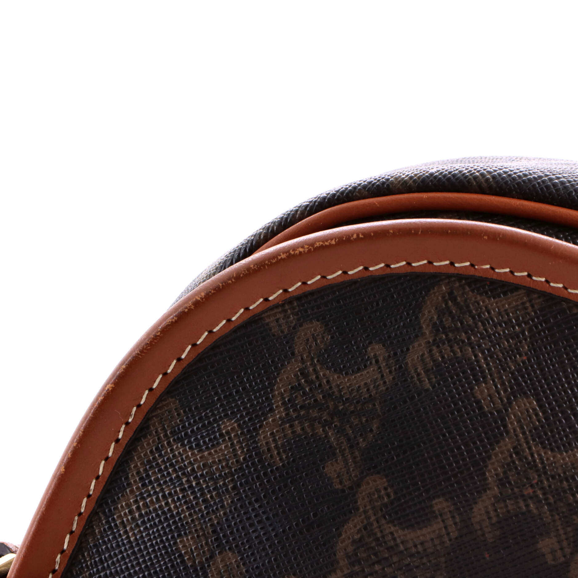 Folco Bag Triomphe Coated Canvas Medium