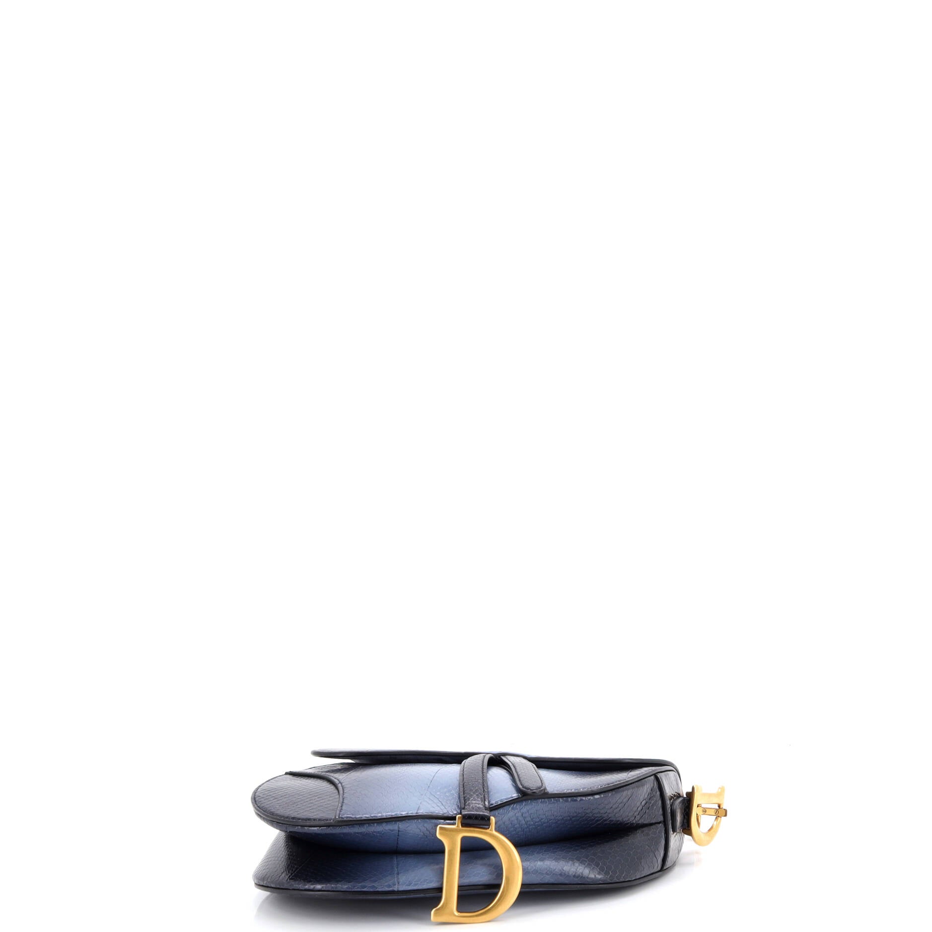 Saddle Handbag Python Medium
