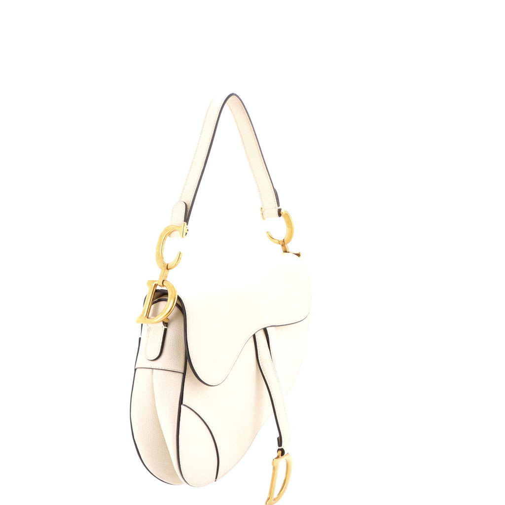Saddle Handbag Leather Medium