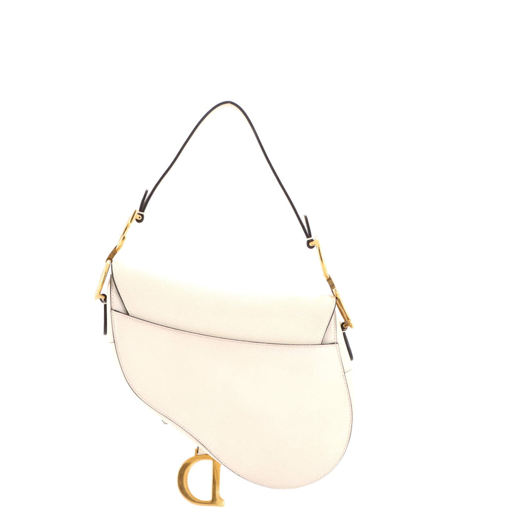 Saddle Handbag Leather Medium