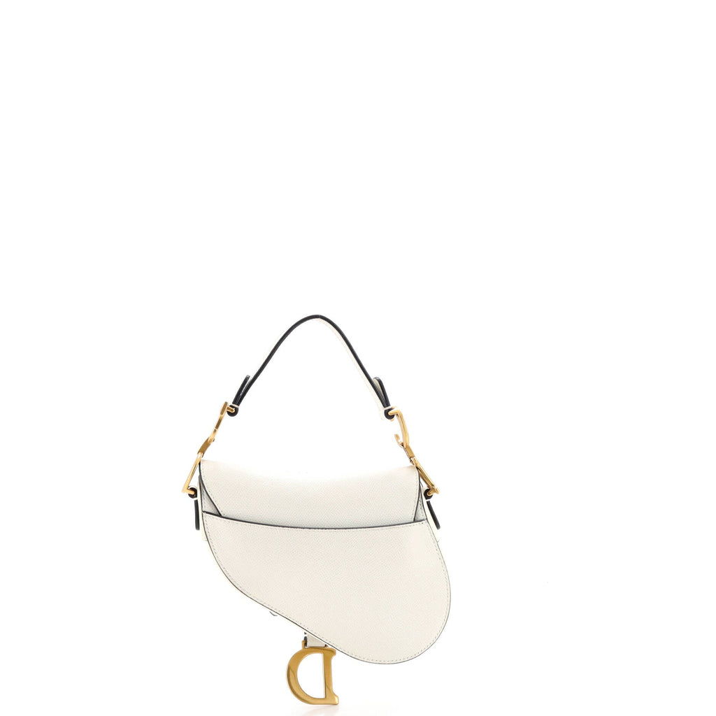 Saddle Handbag Leather Mini
