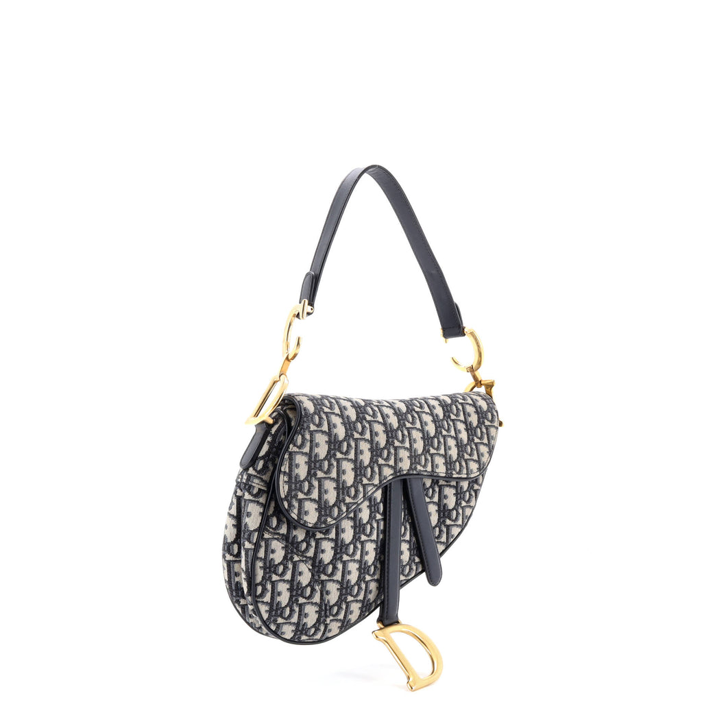 Saddle Handbag Oblique Canvas Medium