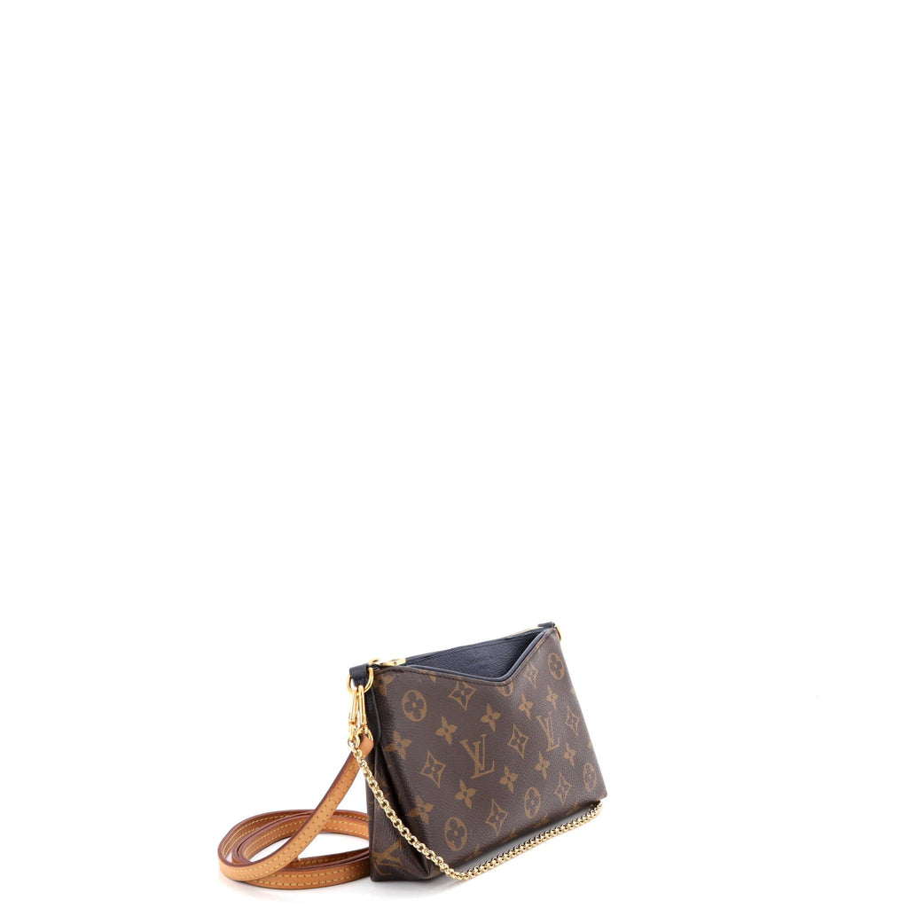 Pallas Clutch Monogram Canvas with Leather