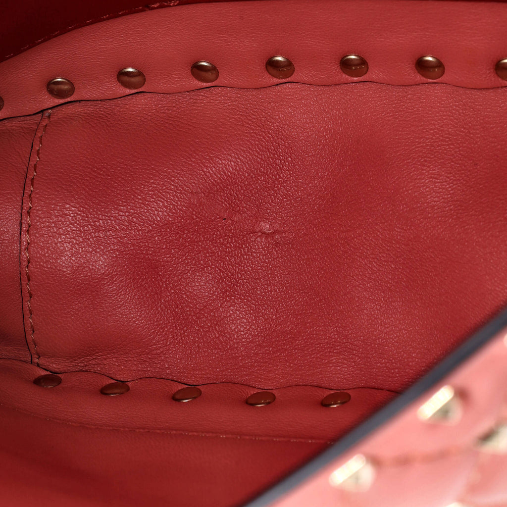 Rockstud Spike Flap Bag Quilted Leather Medium