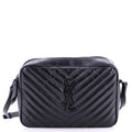 Lou Camera Bag Matelasse Chevron Leather Small