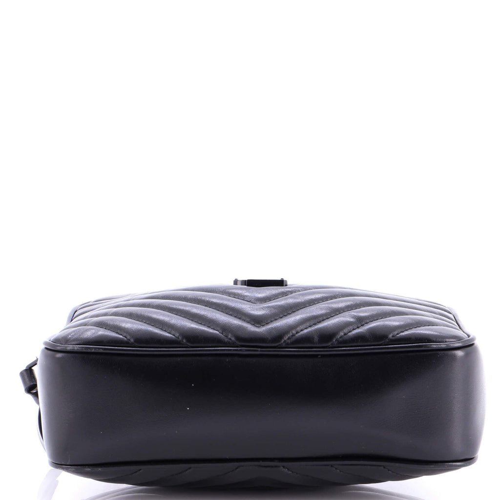 Lou Camera Bag Matelasse Chevron Leather Small