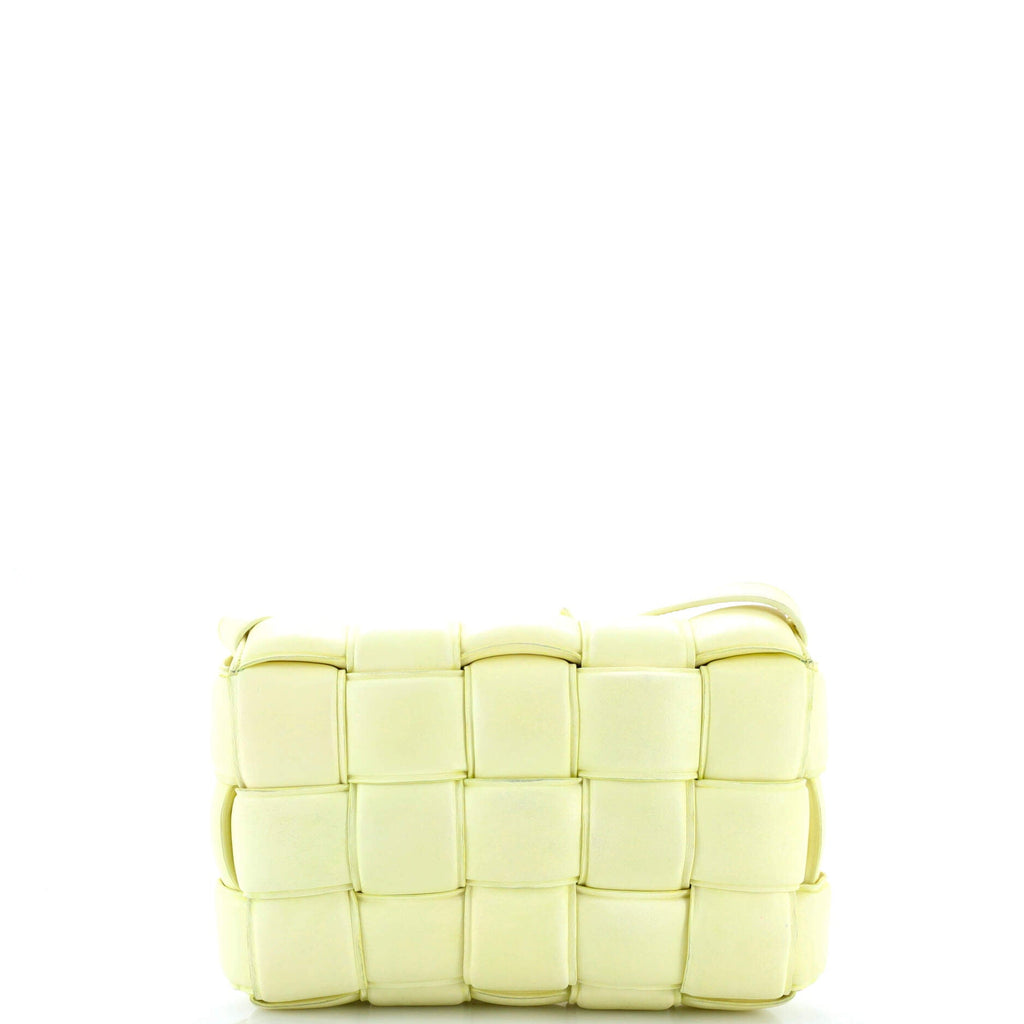 Cassette Crossbody Bag Padded Maxi Intrecciato Leather