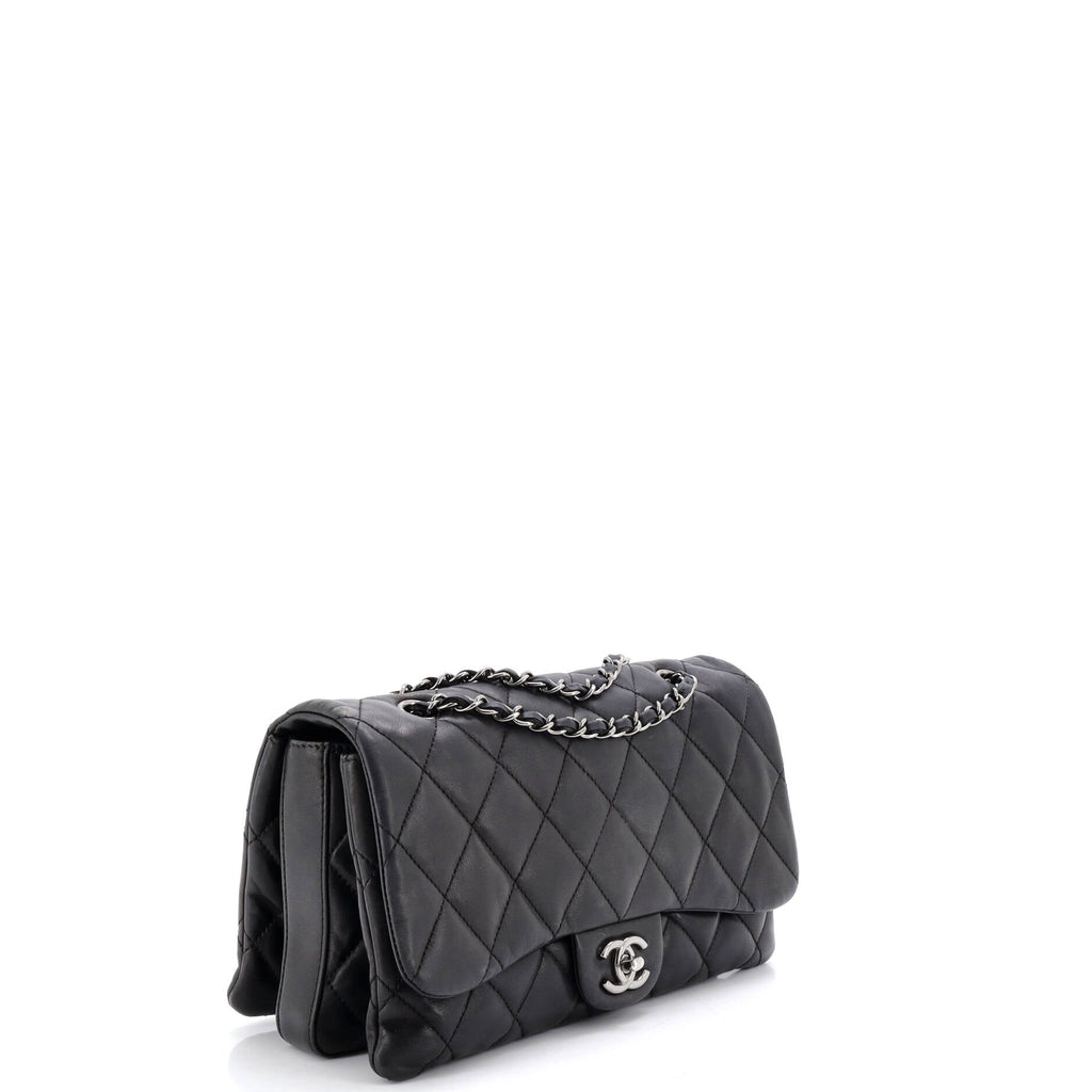 3 Flap Bag Quilted Lambskin Jumbo
