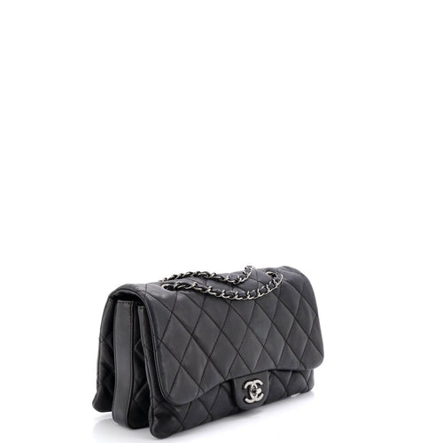 3 Flap Bag Quilted Lambskin Jumbo