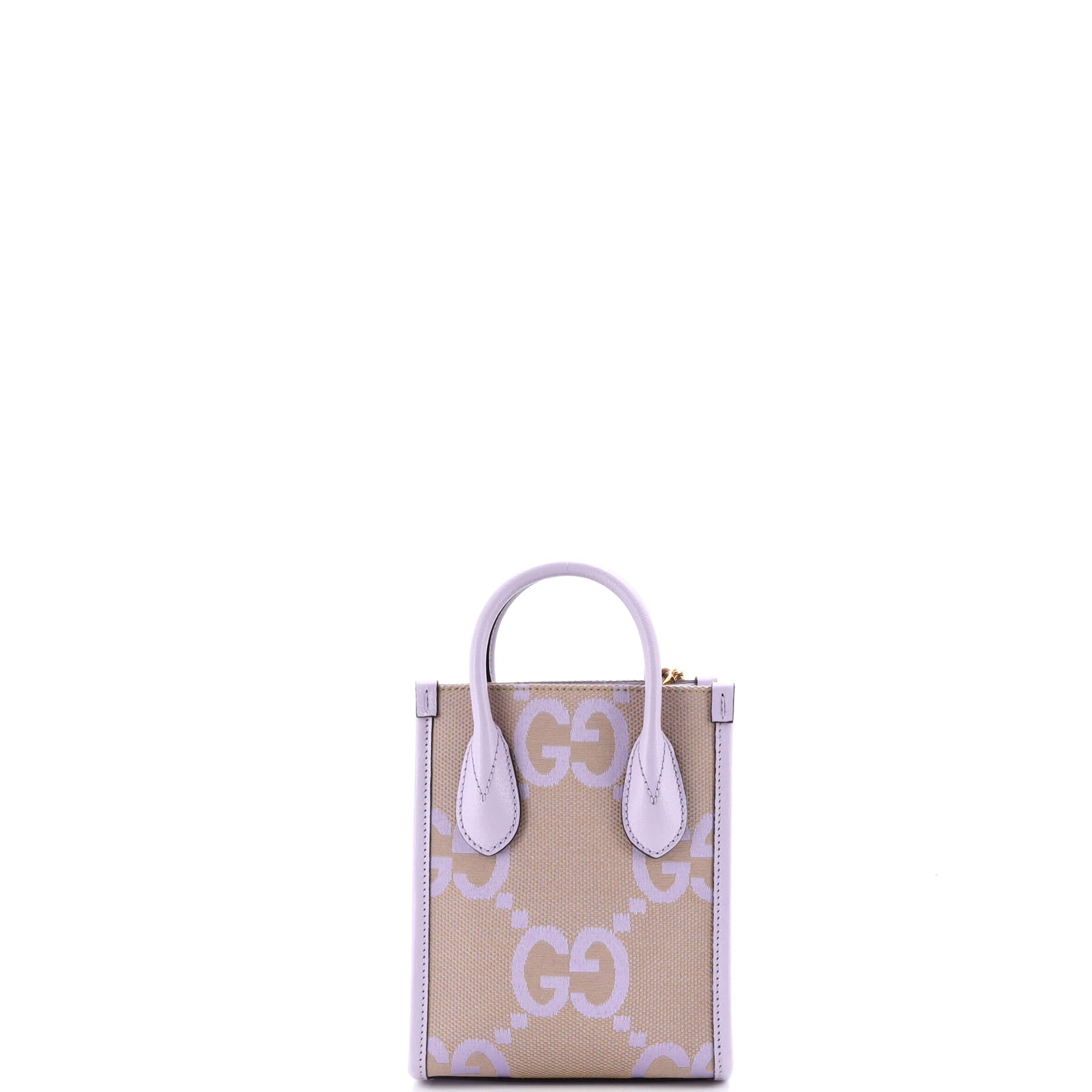 Vertical Tote Jumbo GG Canvas Mini