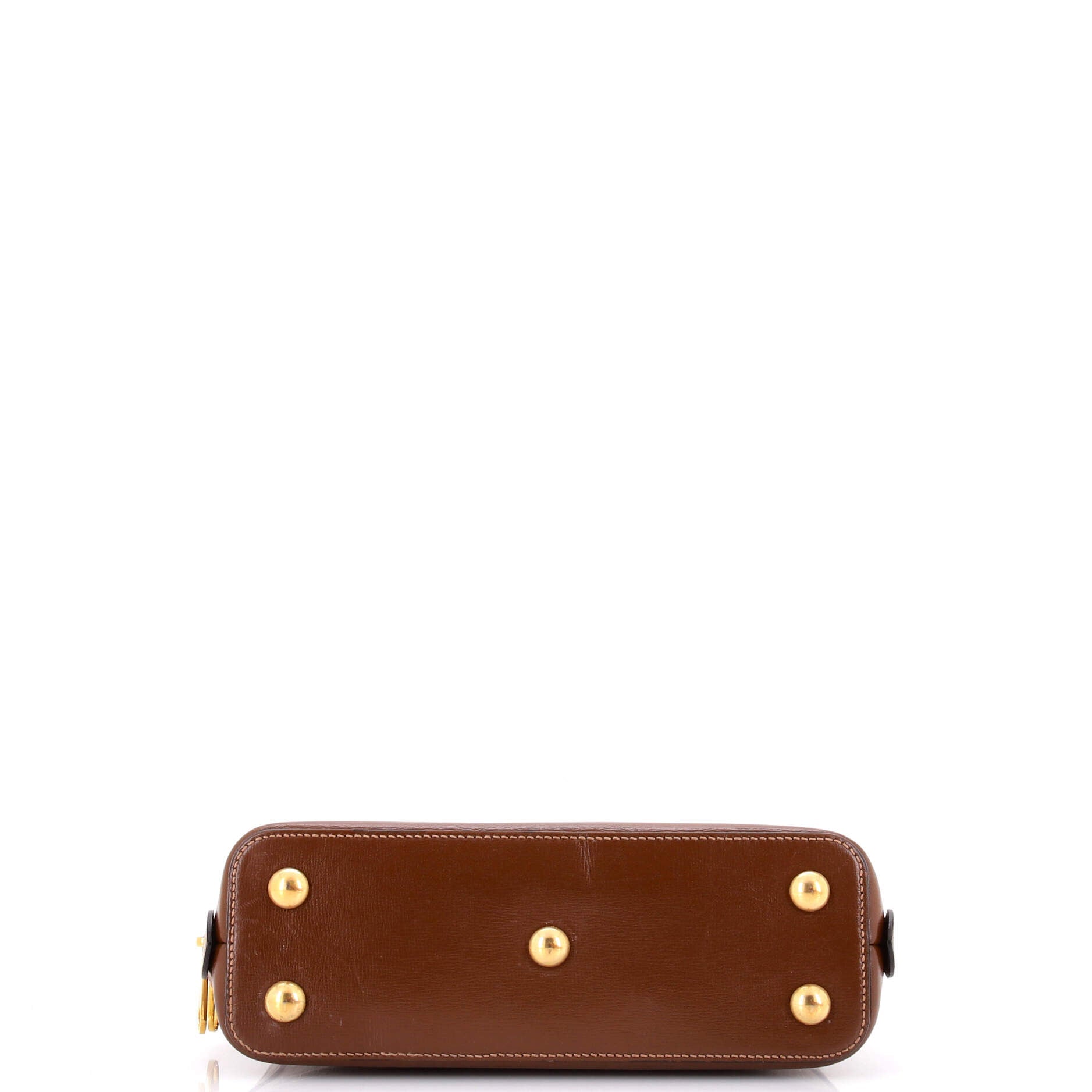 Horsebit 1955 Top Handle Bag GG Coated Canvas with Leather Small