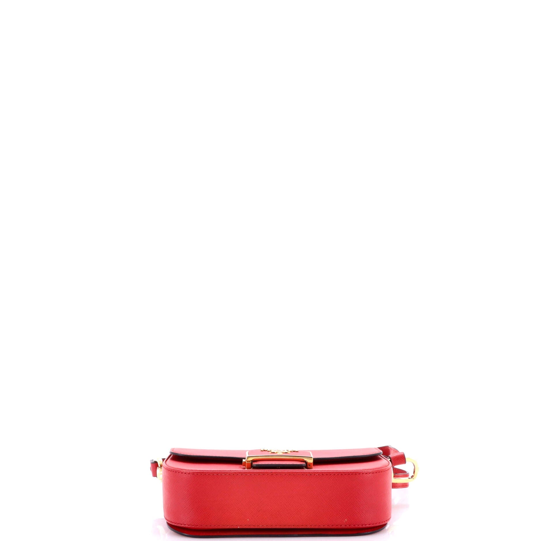 Embleme Flap Bag Saffiano Leather Small