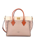 On My Side Tote Monogram Tuffetage Leather MM